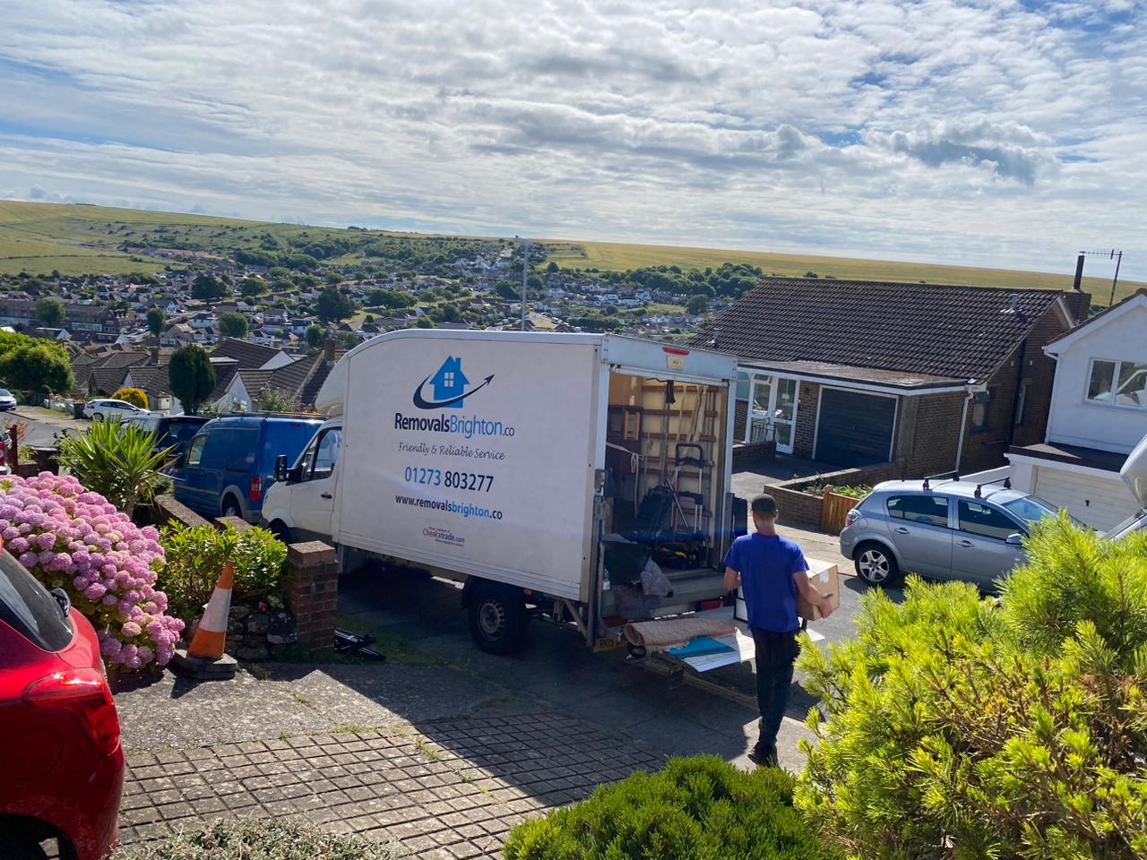Removals Brighton team on a move in Sussex